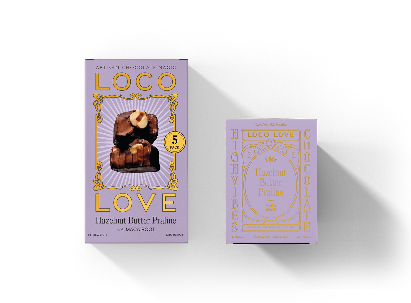 LOCO LOVE 5 PACK HAZELNUT BUTTER PRALINE