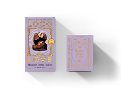 LOCO LOVE 5 PACK HAZELNUT BUTTER PRALINE