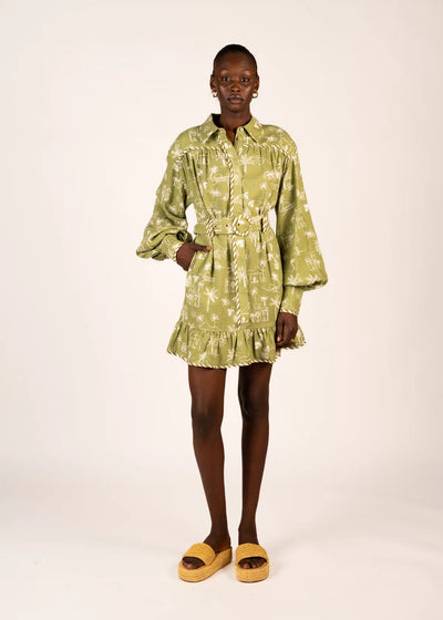 LA MAISE STUDIO MILA MINI DRESS SEASIDE VILLA