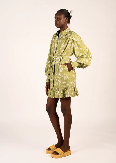 LA MAISE STUDIO MILA MINI DRESS SEASIDE VILLA
