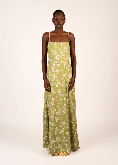 LA MAISE STUDIO MILA MAXI DRESS SEASIDE VILLA