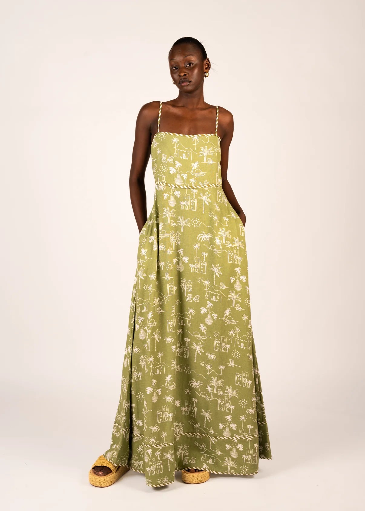 LA MAISE STUDIO MILA MAXI DRESS SEASIDE VILLA