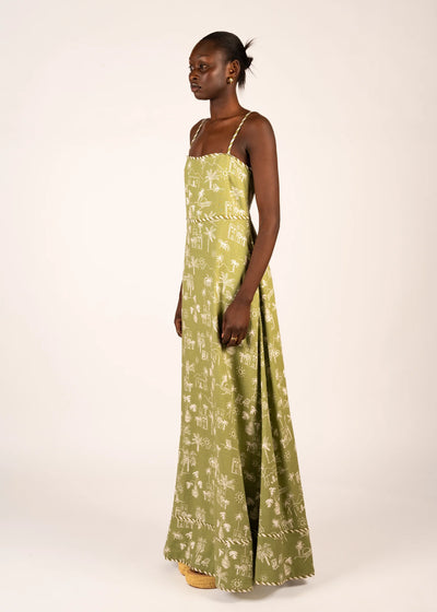 LA MAISE STUDIO MILA MAXI DRESS SEASIDE VILLA