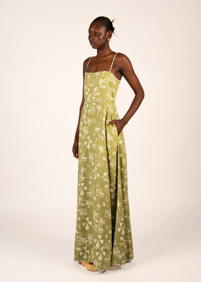 LA MAISE STUDIO MILA MAXI DRESS SEASIDE VILLA