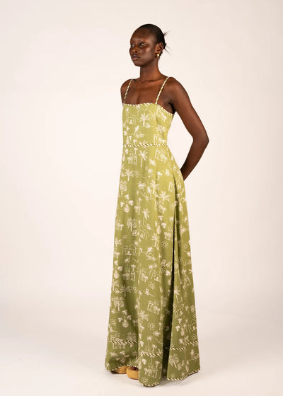 LA MAISE STUDIO MILA MAXI DRESS SEASIDE VILLA