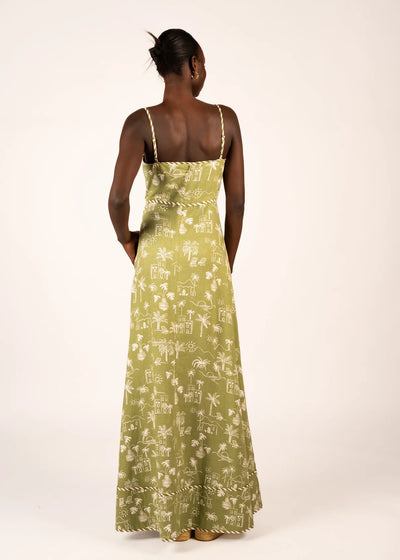 LA MAISE STUDIO MILA MAXI DRESS SEASIDE VILLA