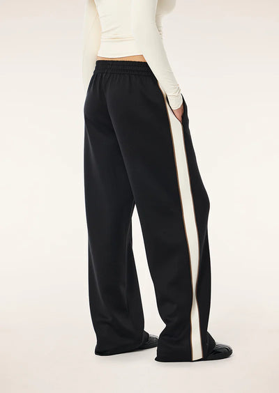 PE NATION MAN DOWN TRACK PANT BLACK/WALNUT