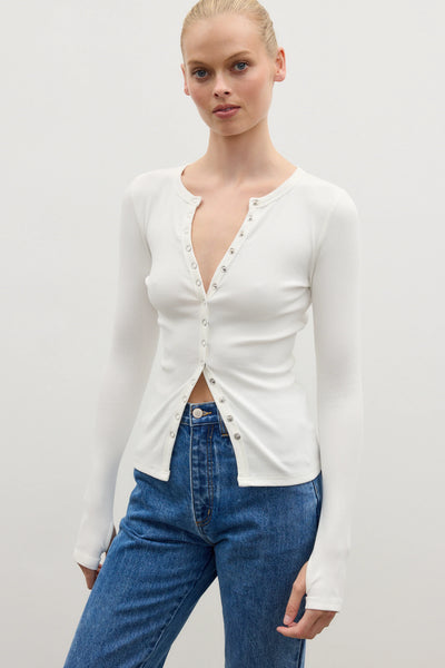 BAYSE MAYA TOP WHITE| BABY LEMONADE STORE