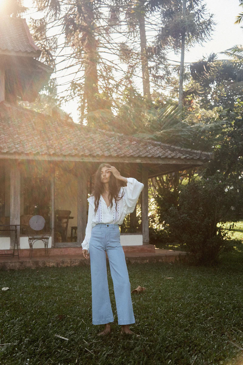 MOLLY DENIM PALE BLUE