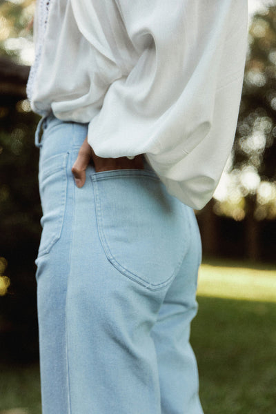 MOLLY DENIM PALE BLUE