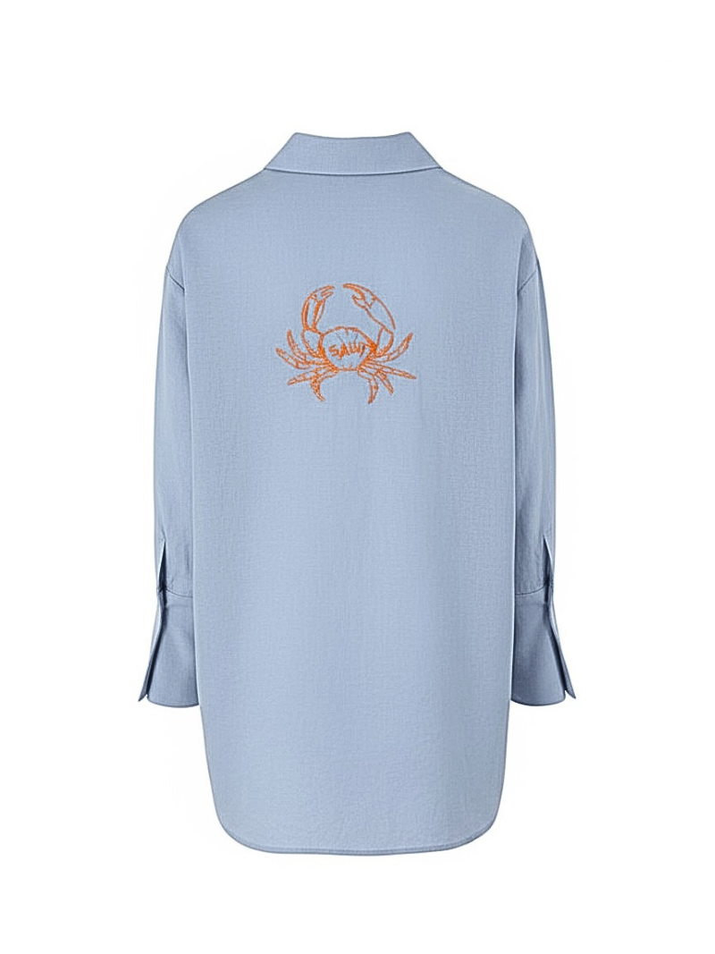 JUAN & ME NACIDA SHIRT BLUE CRAB