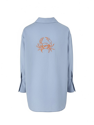 JUAN & ME NACIDA SHIRT BLUE CRAB