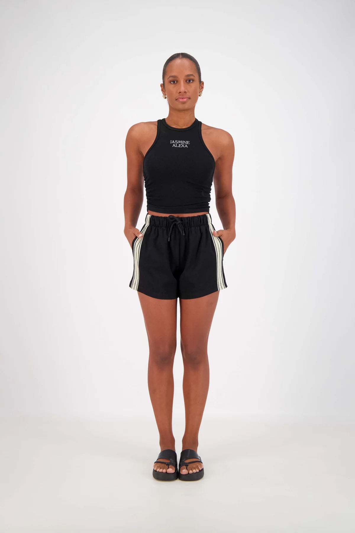 JASMINE ALEXA | PANAREA SHORTS BLACK 