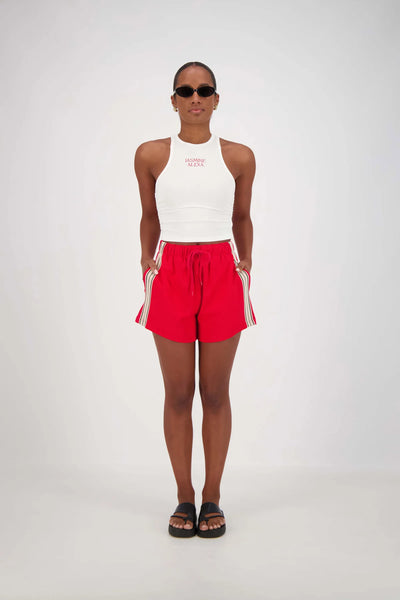 JASMINE ALEXA | PANAREA SHORTS RED