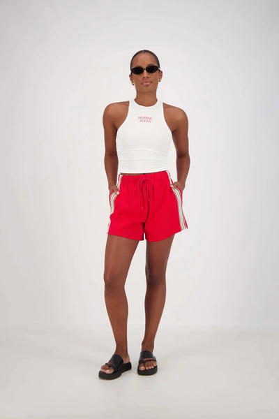 JASMINE ALEXA | PANAREA SHORTS RED