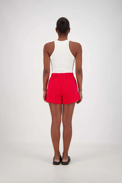 JASMINE ALEXA | PANAREA SHORTS RED