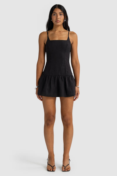 ORTC CELINE MINI DRESS BLACK