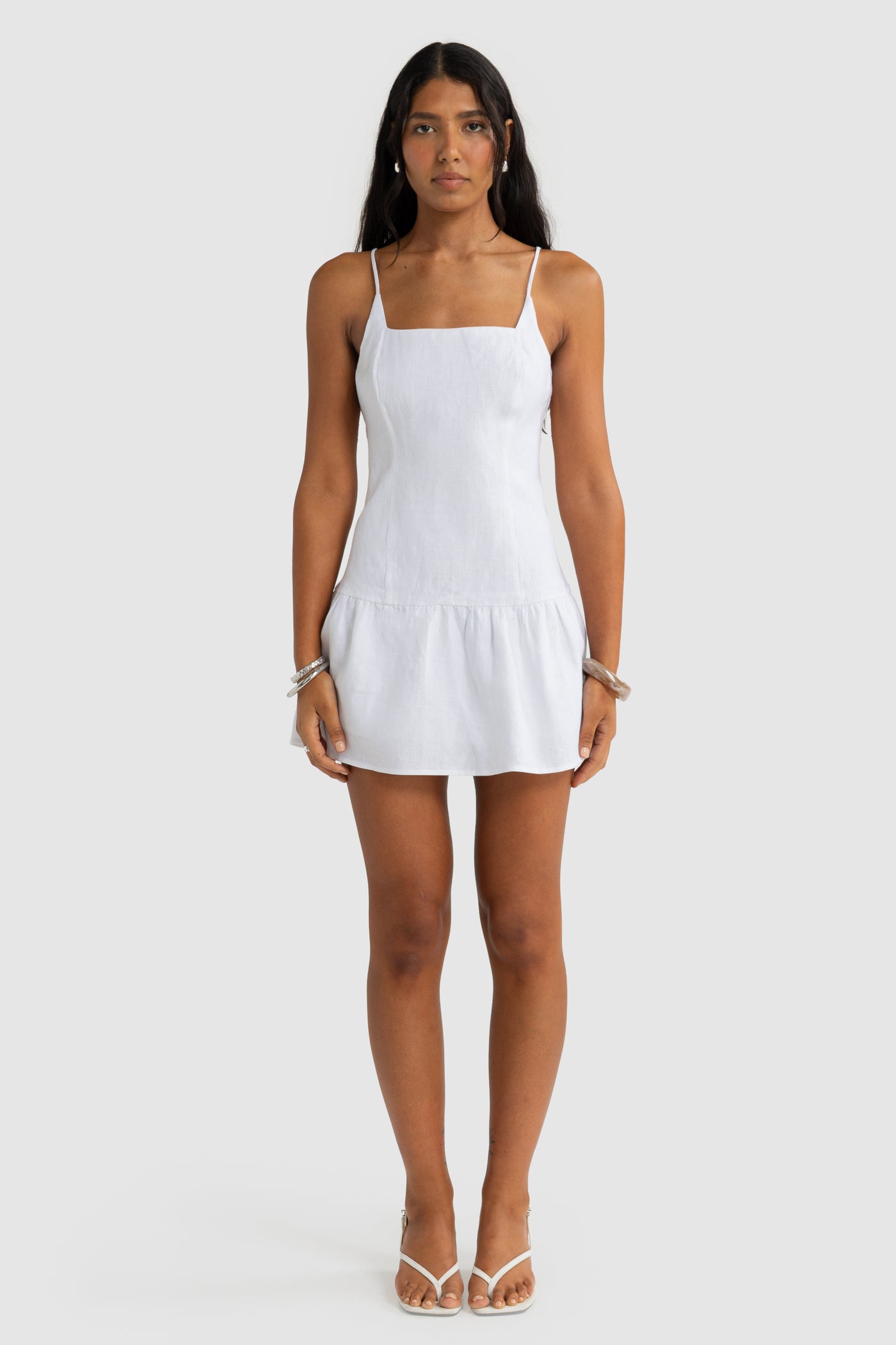 ORTC CELINE MINI DRESS WHITE