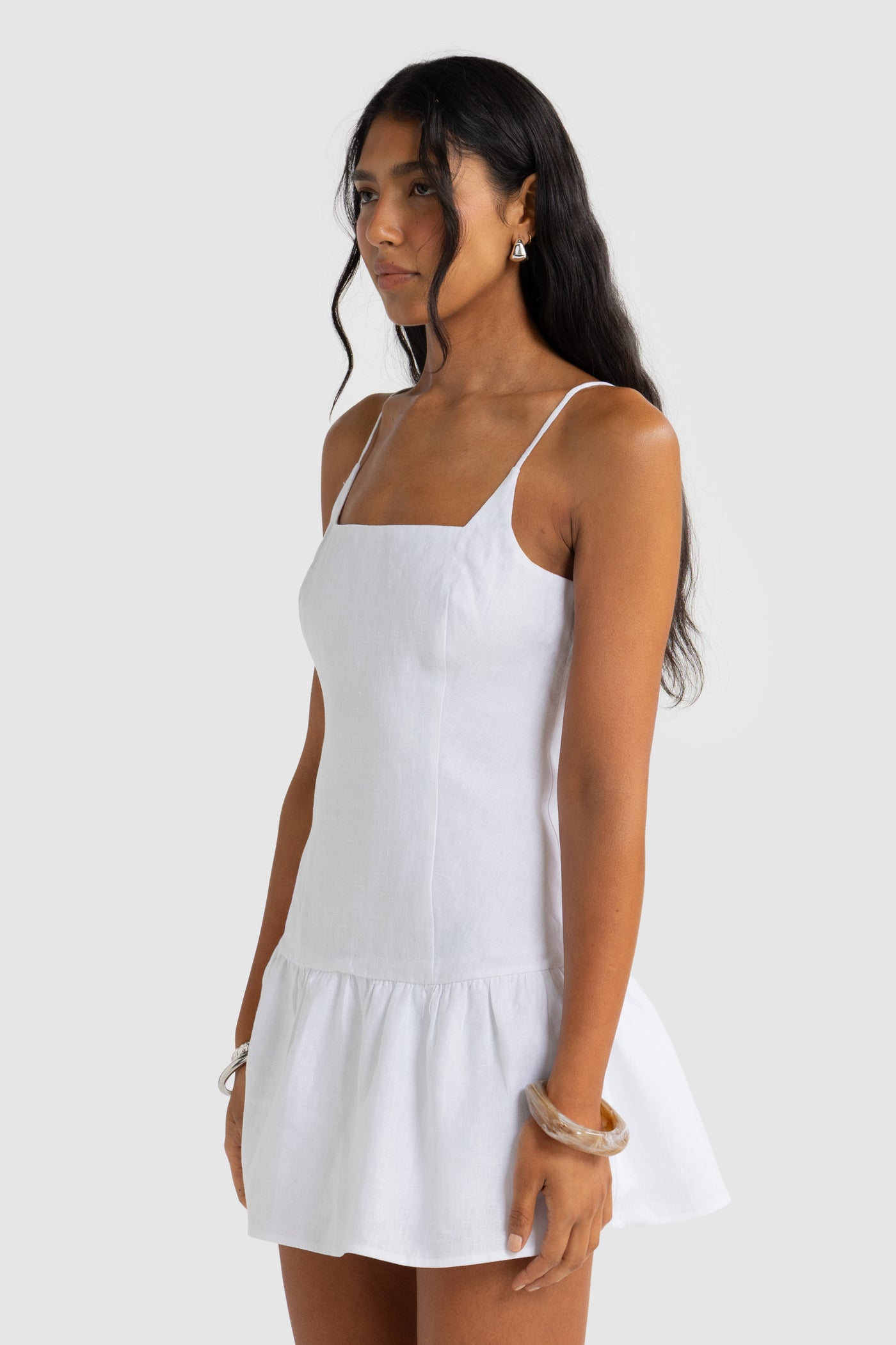 ORTC CELINE MINI DRESS WHITE