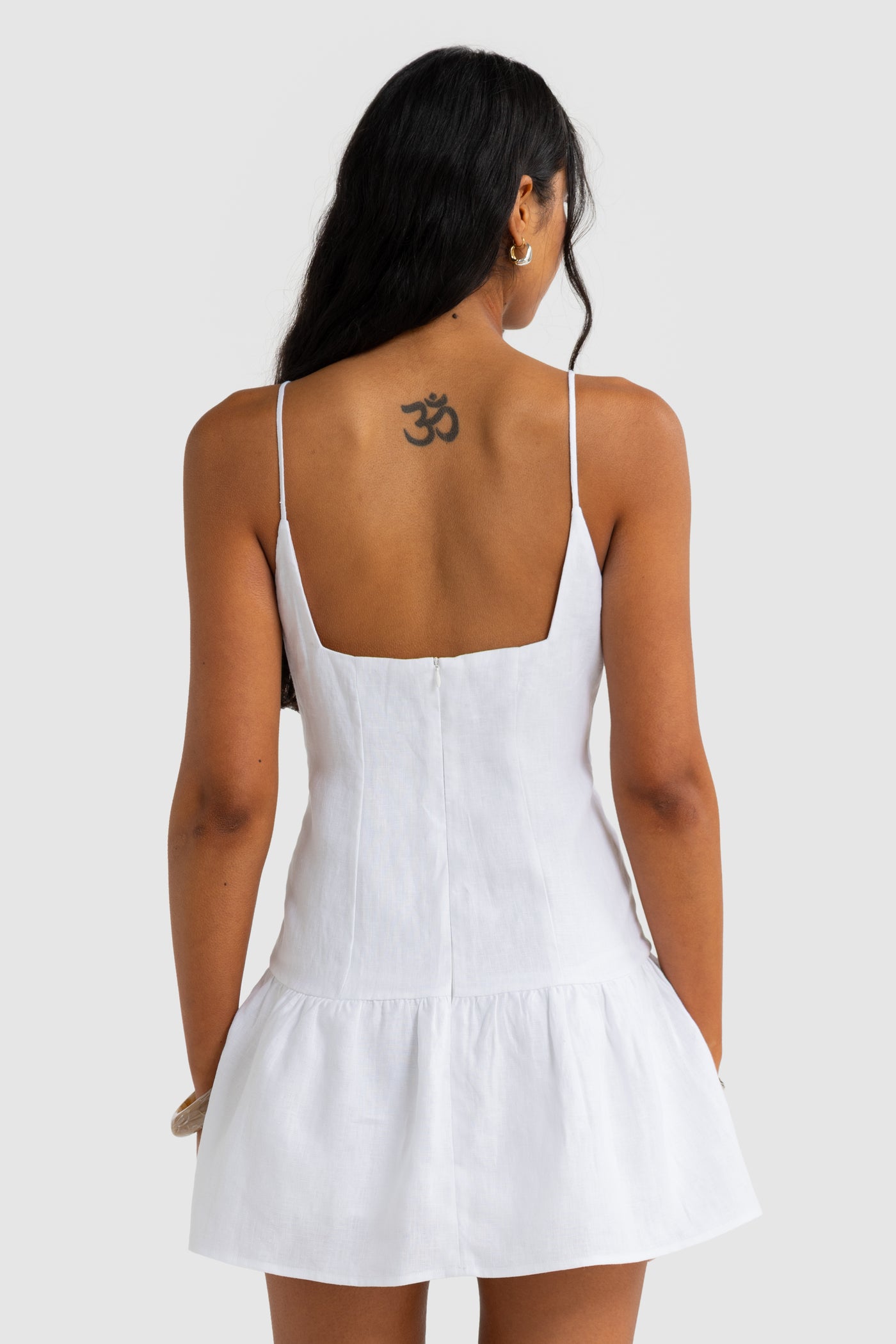 ORTC CELINE MINI DRESS WHITE