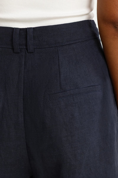 ORTC SAVANNAH LINEN SHORTS NAVY
