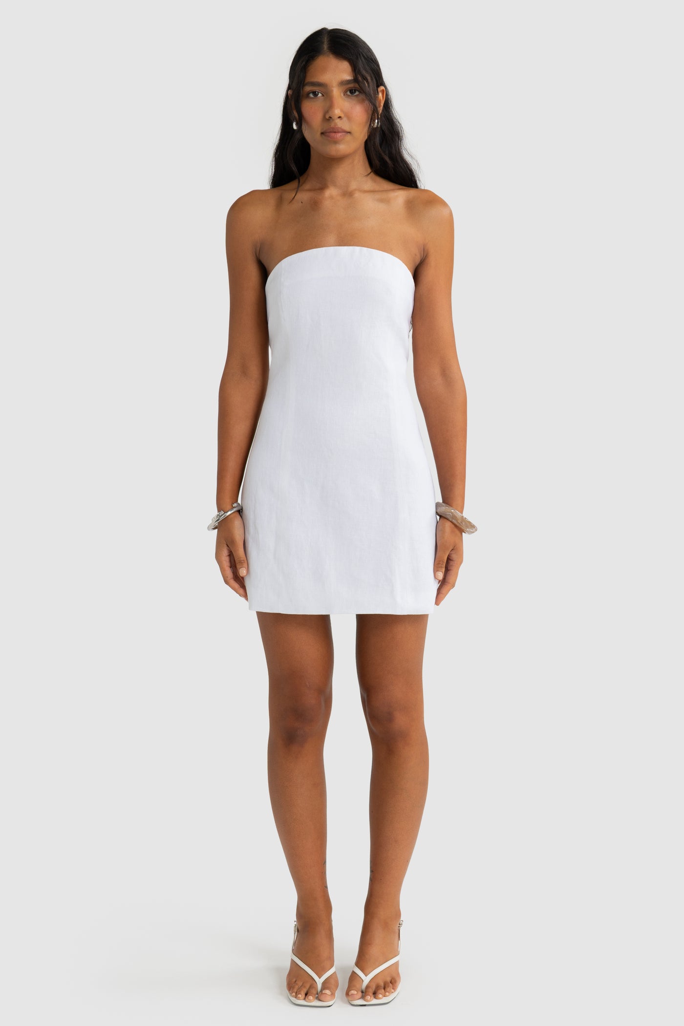 ORTC SAVANNAH MINI DRESS WHITE