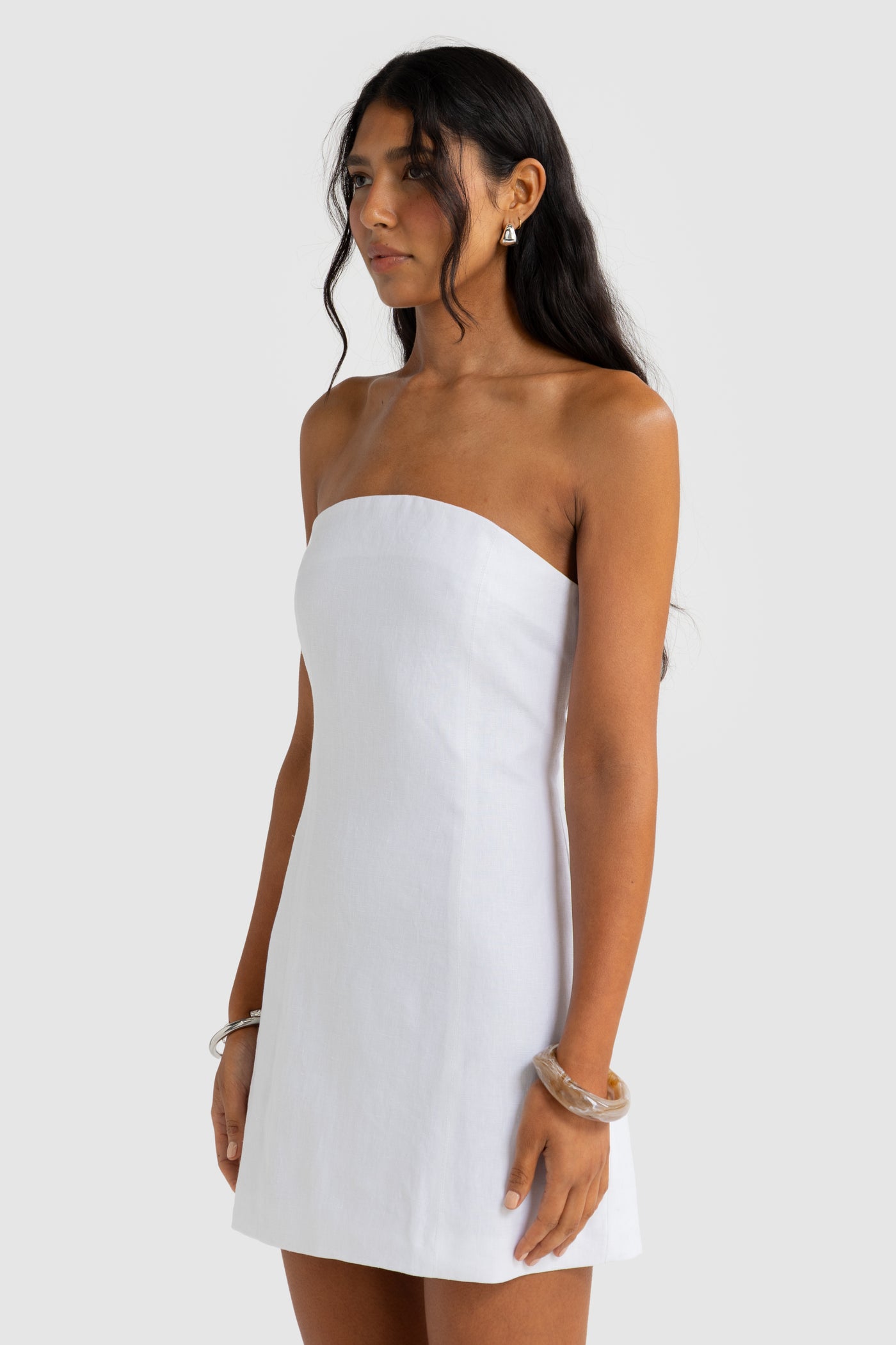 ORTC SAVANNAH MINI DRESS WHITE