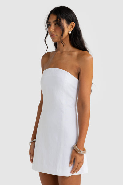 ORTC SAVANNAH MINI DRESS WHITE