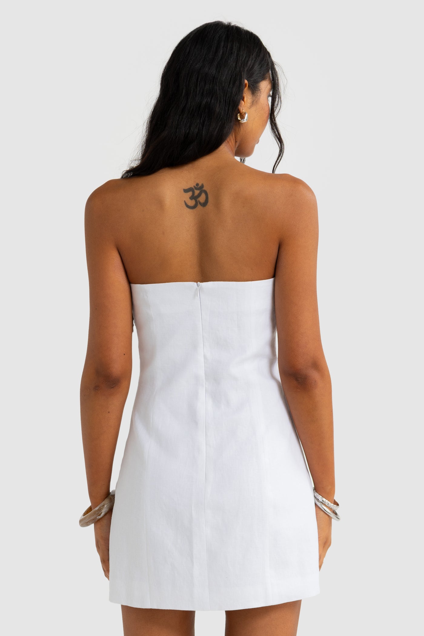 ORTC SAVANNAH MINI DRESS WHITE