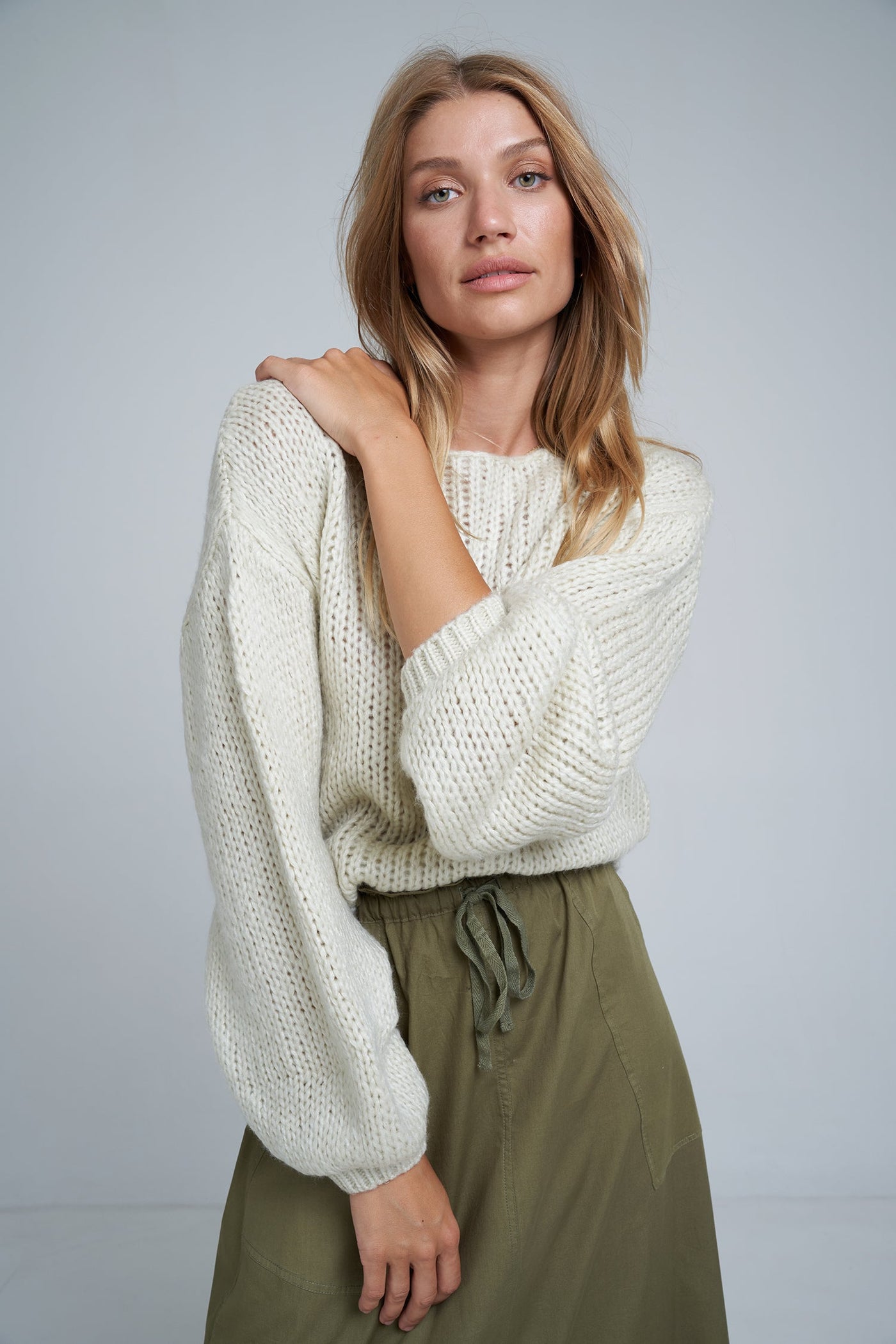 I love Lilya Ocean knit Ivory
