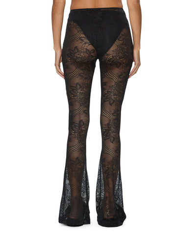 KSUBI FLARE PANT BLACK LACE