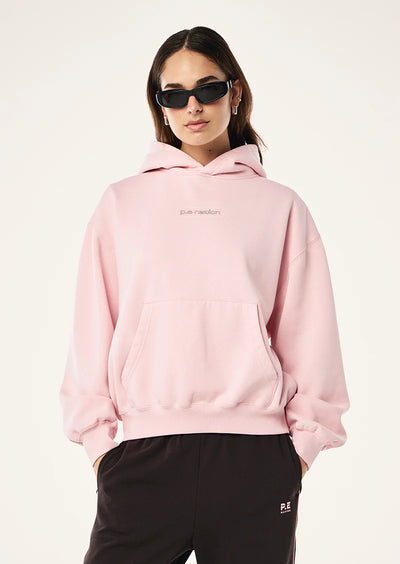 PE NATION PEAK HOODIE CHALK PINK