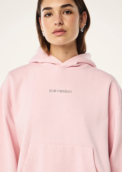 PE NATION PEAK HOODIE CHALK PINK