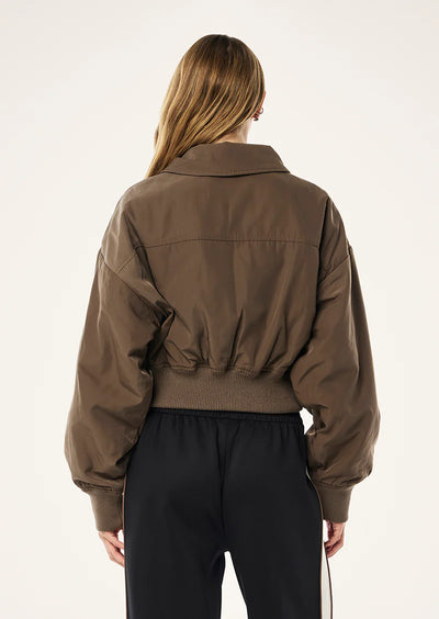 PE NATION PURSUIT BOMBER JACKET WALNUT