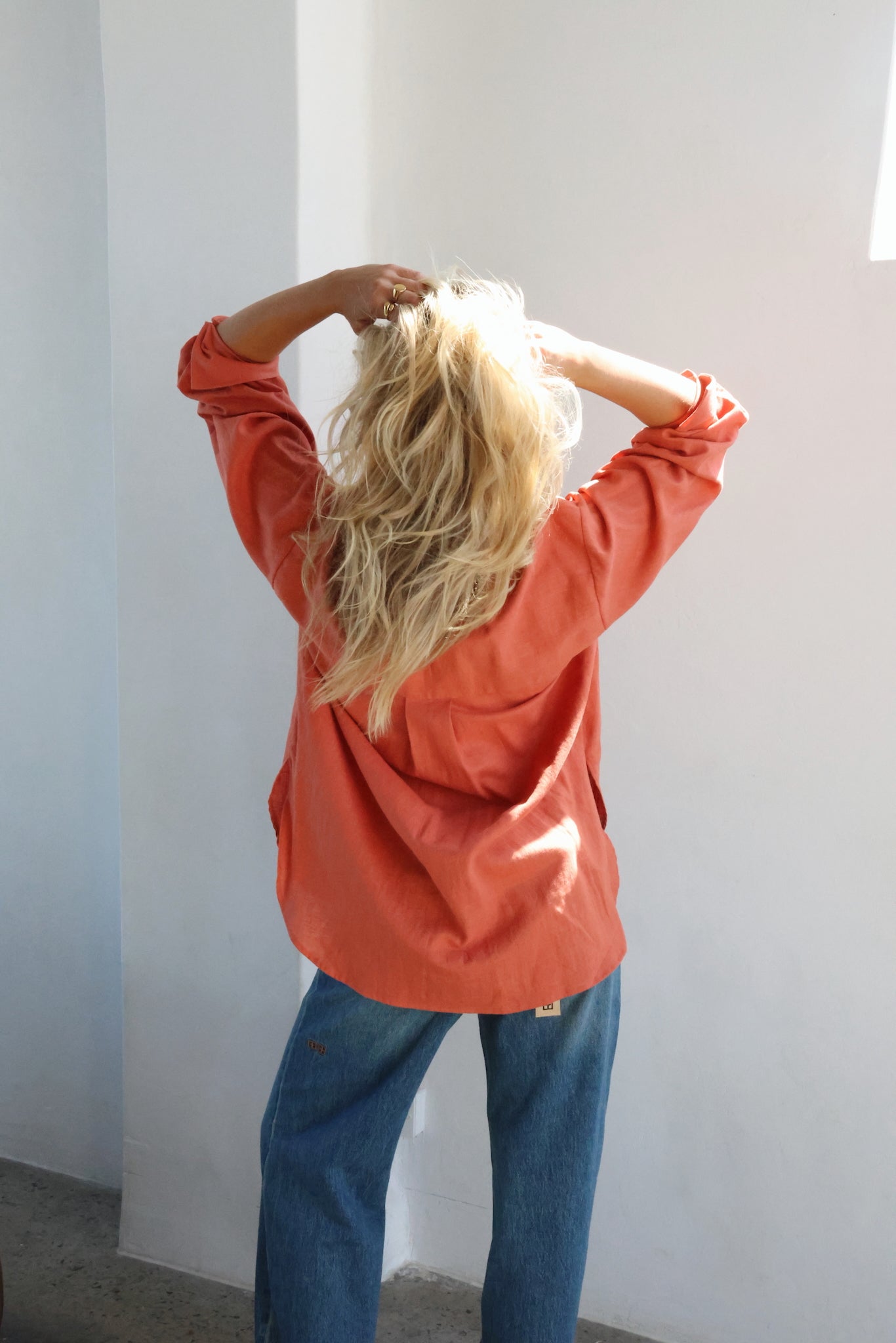 THE LINE | HENDRIX LONG SLEEVE LINEN SHIRT WHITE| BABY LEMONADE STORE