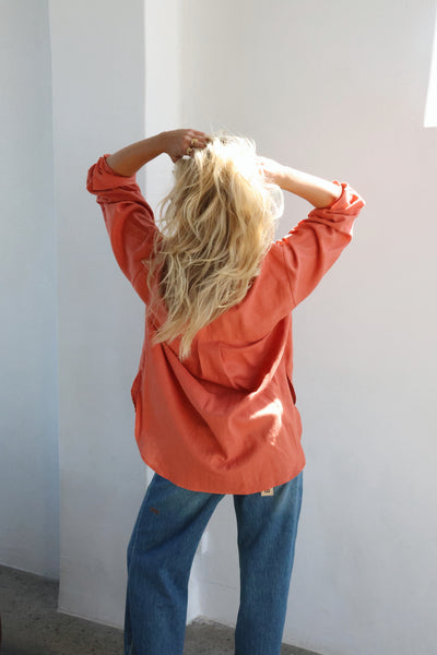 THE LINE | HENDRIX LONG SLEEVE LINEN SHIRT WHITE| BABY LEMONADE STORE