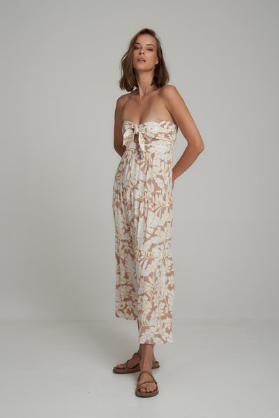 Lilya Porter strapless floral dress Tropico