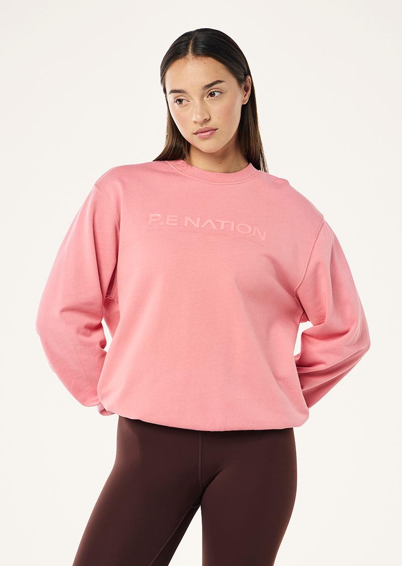 PE NATION QUALIFY SWEAT DUSTY PINK | BABY LEMONADE STORE