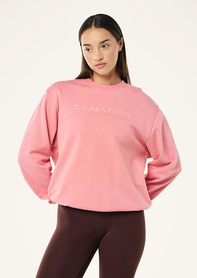 PE NATION QUALIFY SWEAT DUSTY PINK | BABY LEMONADE STORE