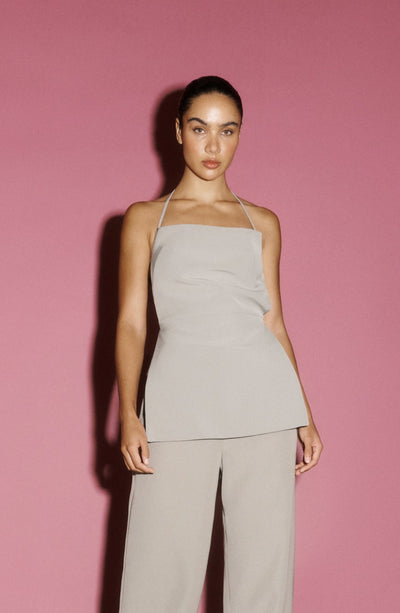 ONE OF OTHERS RAEF BACKLESS TOP SAGE