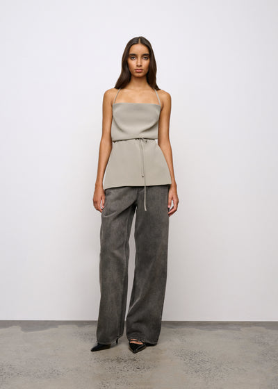 ONE OF OTHERS RAEF BACKLESS TOP SAGE