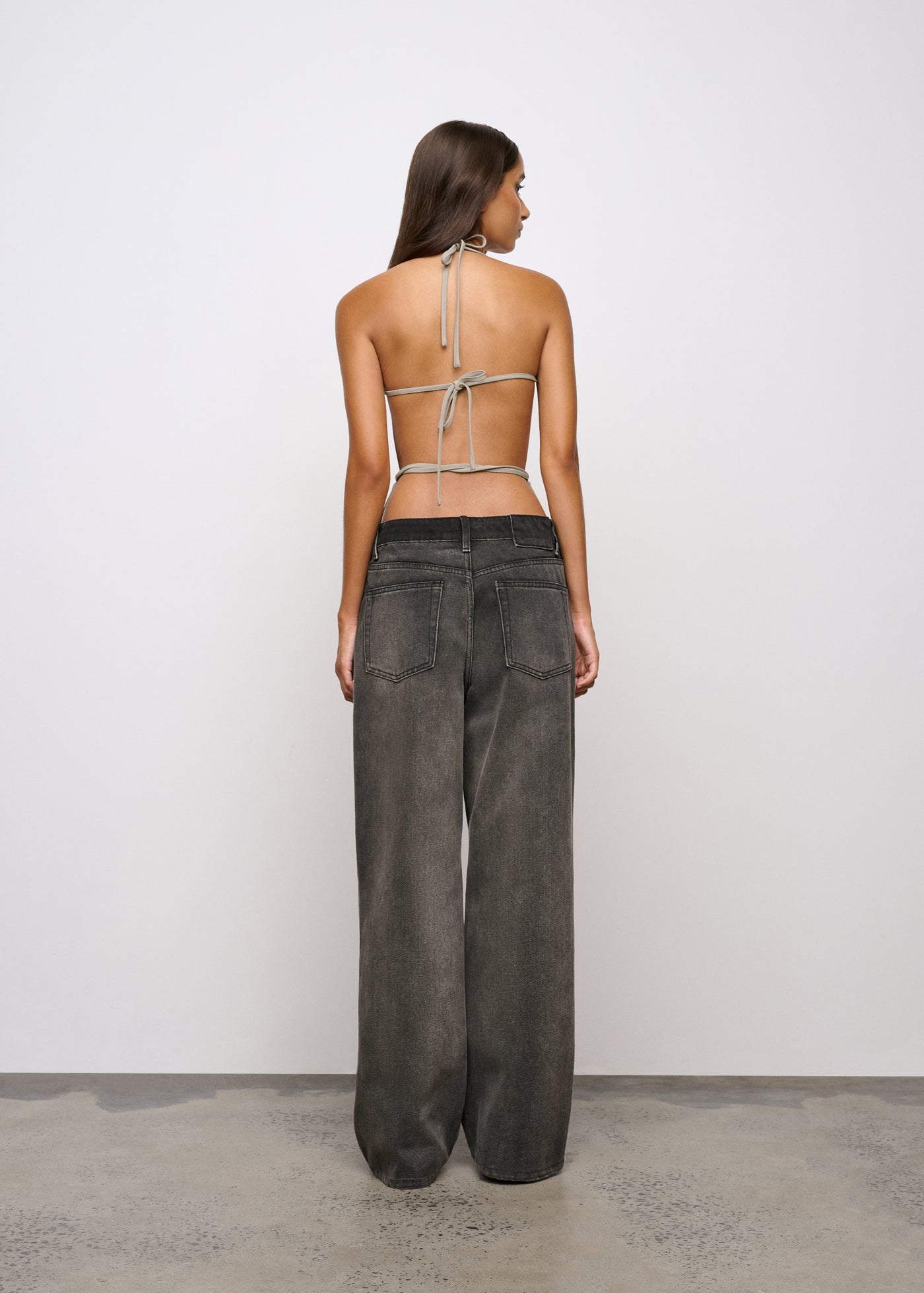ONE OF OTHERS RAEF BACKLESS TOP SAGE
