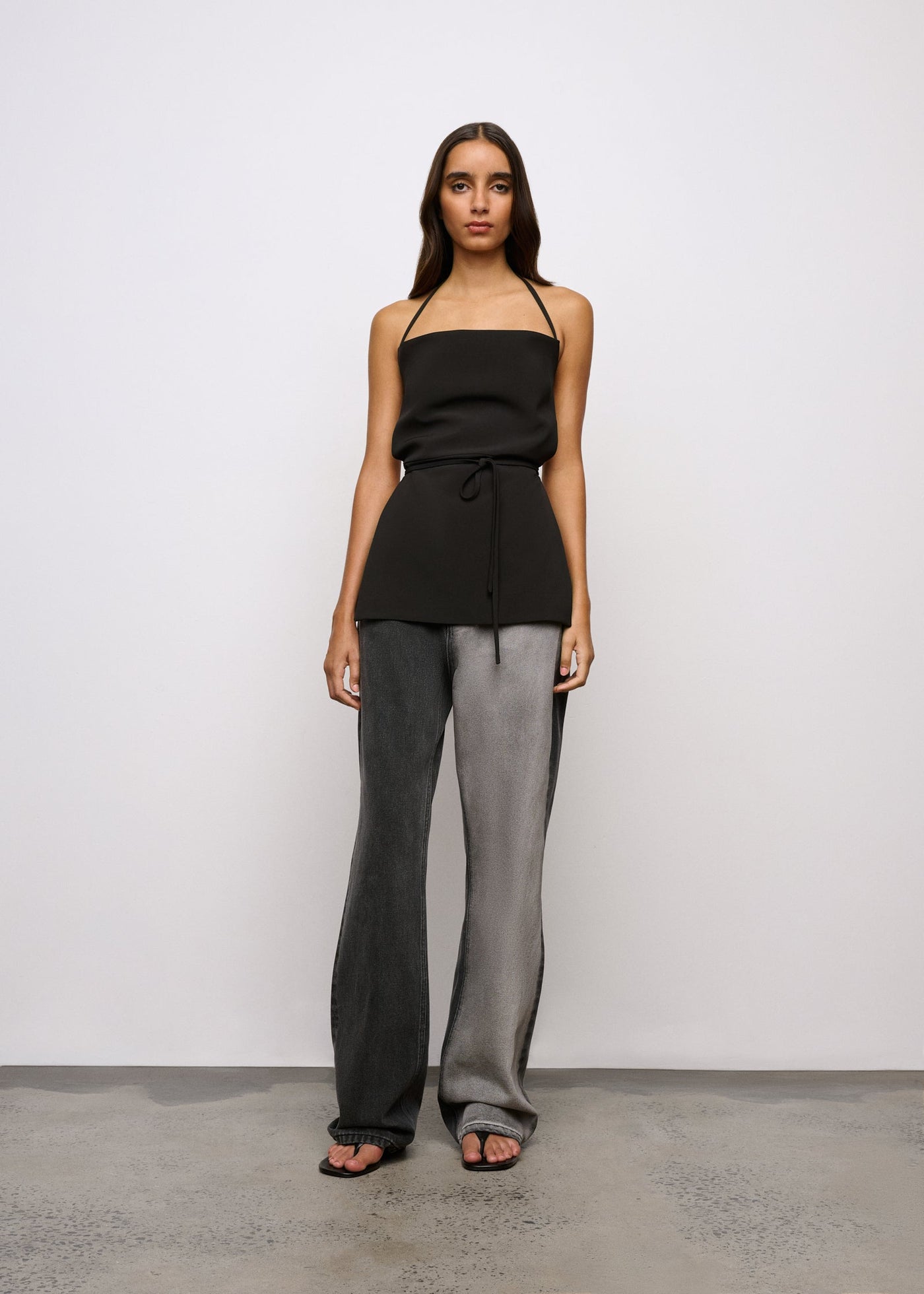 ONE OF OTHERS RAEF BACKLESS TOP BLACK