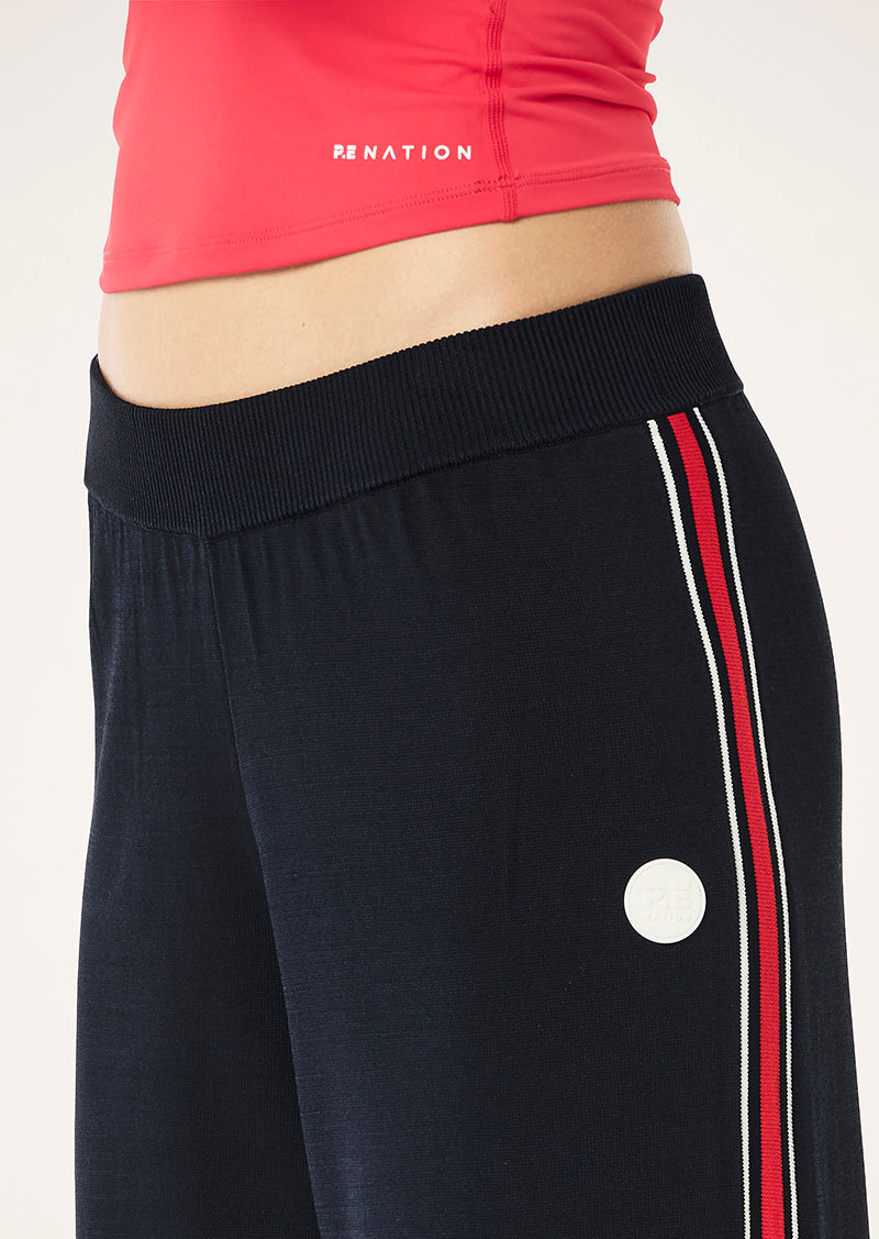 PE NATION RETREAT KNIT PANT DARK SAPPHIRE