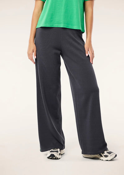 PE NATION RETREAT KNIT PANT CAVIAR