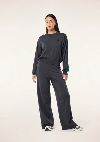 PE NATION RETREAT KNIT PANT CAVIAR