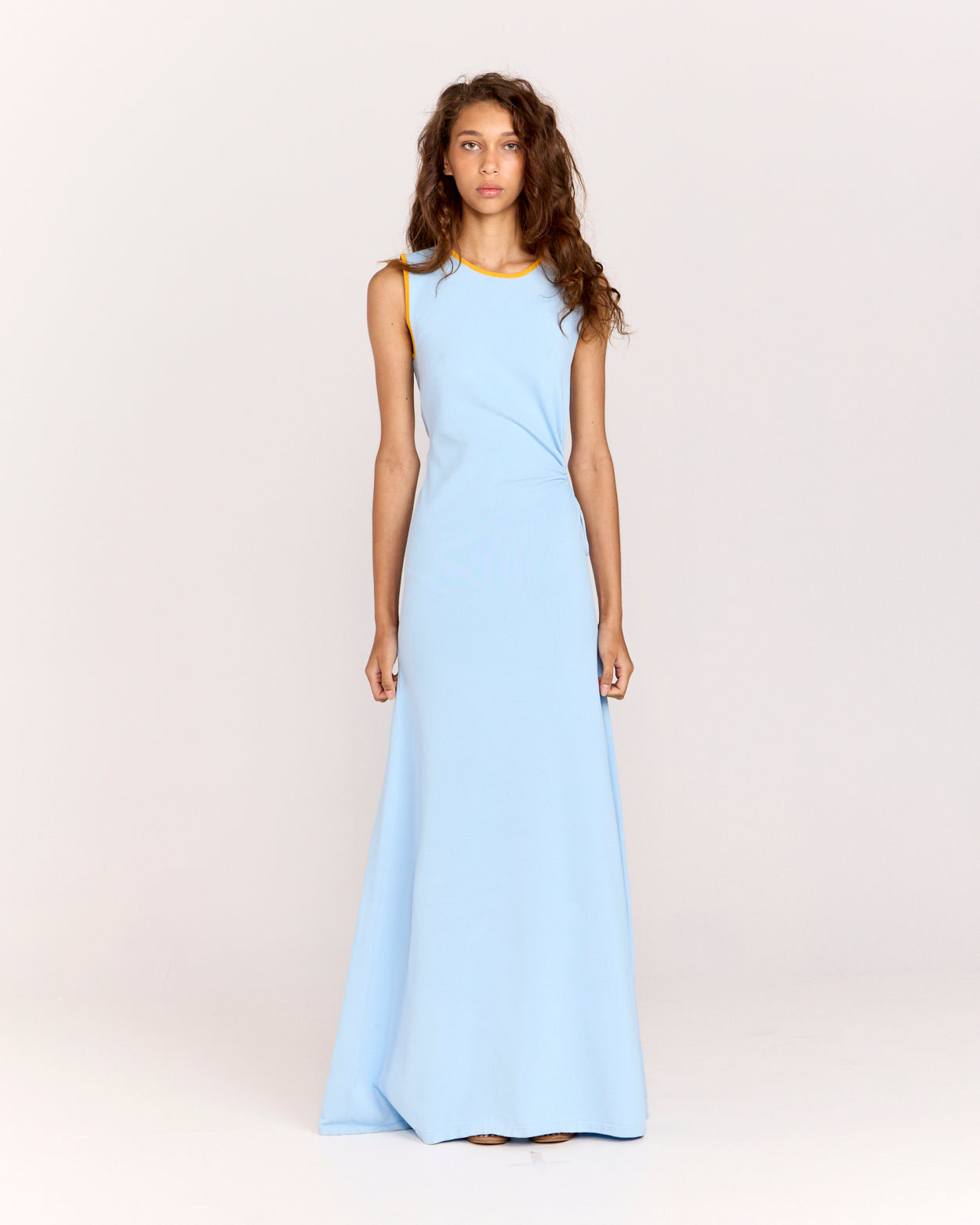 ROMY THE BRAND LOULOU DRESS BLUE