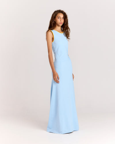 ROMY THE BRAND LOULOU DRESS BLUE