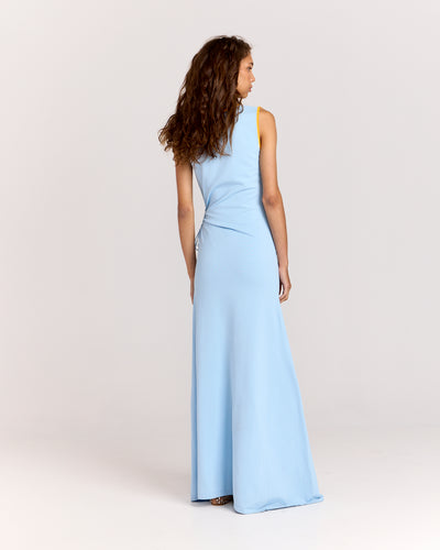ROMY THE BRAND LOULOU DRESS BLUE