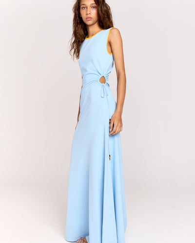 ROMY THE BRAND LOULOU DRESS BLUE